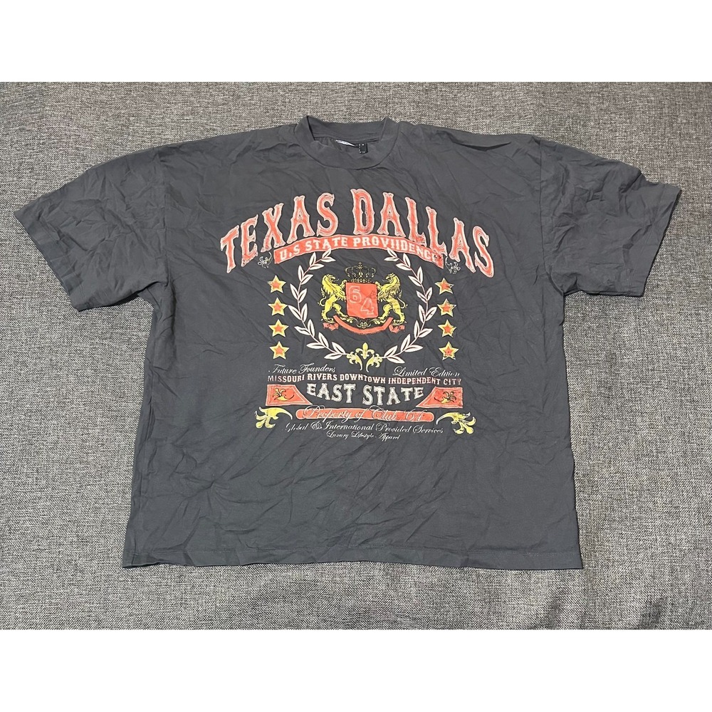 ASOS Men's S Extreme Oversized Texas Dallas U.S‎ State Providence Shirt